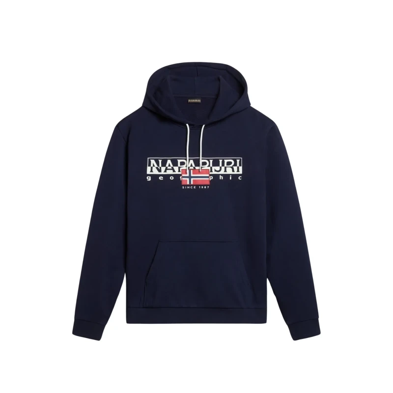 Image of Hooded sweatshirt Napapijri Aylmer Bleu Male S