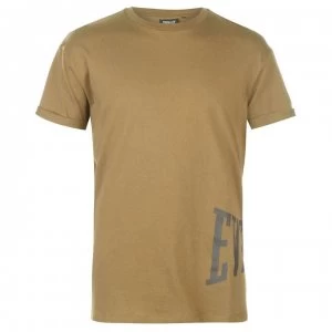 Image of Everlast Print T Shirt Mens - Khaki