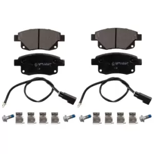 Image of Brake Pad Set 16701 by Febi Bilstein Rear Axle