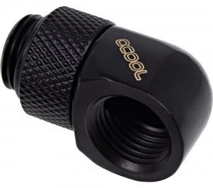 Image of Icicle 90 Degree Angled Rotary Fitting Black