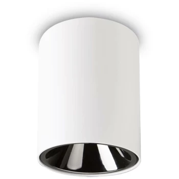 Image of Ideal Lux Nitro - LED 1 Light Round Surface Mounted Downlight White