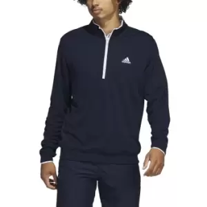 Image of adidas Quarter-Zip Sweatshirt - collegiate navy - M