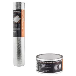 Image of SuperFOIL 1 x 7m Multipurpose Insulation and Foil Tape Set