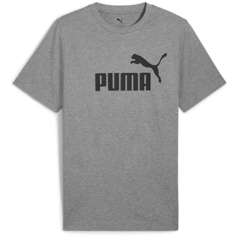 Image of Puma Mens Regular Fit T-Shirt Grey Heather male S