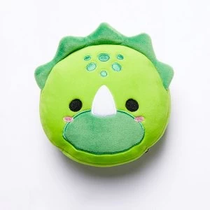 Image of Relaxeazzz Cutiemals Dinosaur Round Travel Pillow & Eye Mask