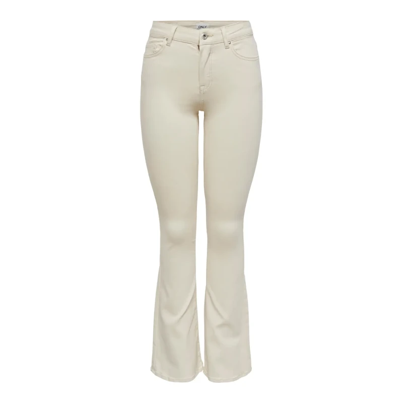 Image of Only Womens mid-rise jeans Only Blush Dotbox Blanc Female XSx32