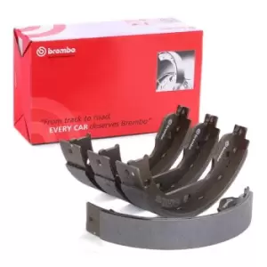 Image of BREMBO Handbrake Shoes ESSENTIAL LINE S 06 511 Parking Brake Pads,Handbrake Pads VW,BMW,ALPINA