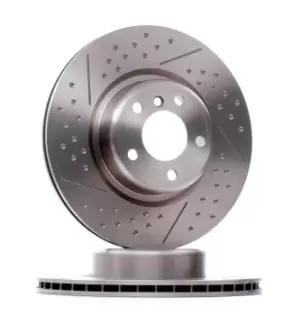Image of RIDEX Brake disc 82B1434 Brake rotor,Brake discs BMW,1 Schragheck (F20),3 Touring (F31),3 Limousine (F30, F80),4 Gran Coupe (F36),1 Schragheck (F21)