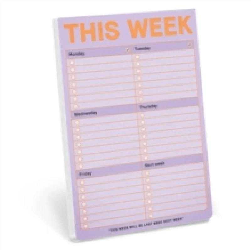 Image of Knock Knock This Week Pad (Pastel Edition) Other printed item