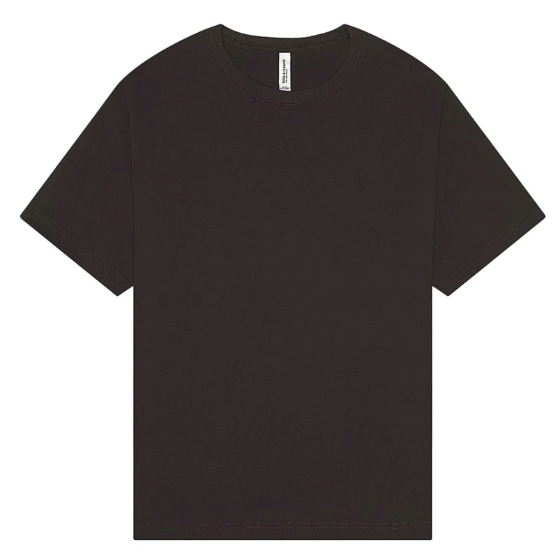 Image of Bella + Canvas Mens Heavyweight Boxy T-Shirt in Dark Grey Size: Large Dark Grey Male L