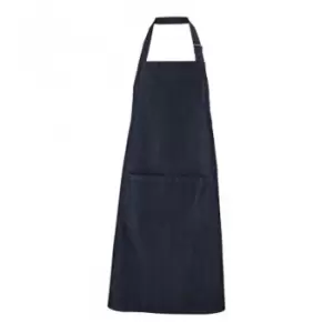 Image of SOLS Grant Denim Bib Apron With Pocket (One Size) (Denim Brut)