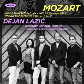 Image of Mozart Piano Quartets in G Minor K478 & E Flat Major K493/ by Wolfgang Amadeus Mozart CD Album