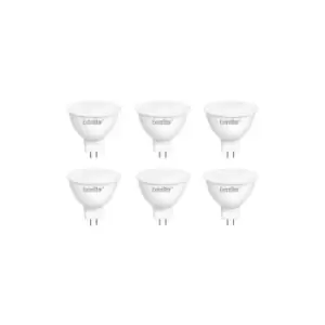 Image of 6W LED Light Bulb MR16, 6500K Daylight (Pack of 6)