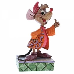 Image of Thumbs Up Jaq Cinderella Disney Traditions Figurine