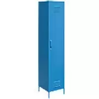 Image of Novogratz Storage Cabinet 5244810COMNUK Blue 380 (W) x 400.1 (D) x 1,849.9 (H) mm