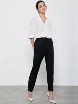 Image of Mint Velvet Black Zip Ankle Capri