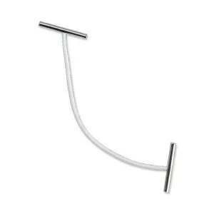 Image of 5 Star Office Treasury Tags Elastic Metal ended 102mm White Pack 100