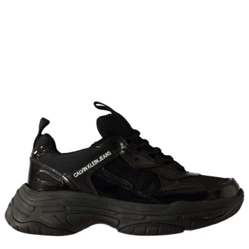 Image of Calvin Klein Jeans Maya Mono Trainers - Black Patent