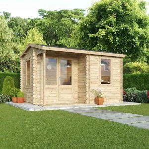 Image of Mercia 28mm Single Glaze Home Office Executive Suite - 4 x 3m