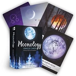 Image of Moonology Oracle Cards: A 44-Card Deck and Guidebook by Yasmin Boland (2018)