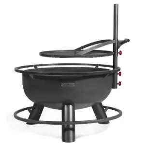 Image of Cook King Bandito 80cm Fire Bowl with Adjustable Grill Plate