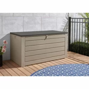 Image of Extra Large Lockable Garden Storage Box, Brown
