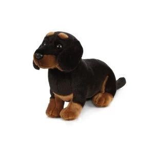 Image of Living Nature Soft Toy - Plush Dog Sausage Dachshund Dog (20cm)
