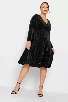 Image of Stud Wrap Dress