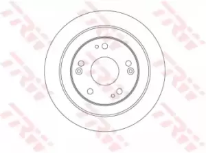 Image of TRW Brake disc HONDA DF6526 42510TV0E00,42510TV0E01 Brake rotor,Brake discs,Brake rotors