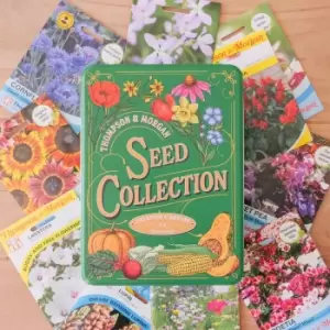 Image of Thompson & Morgan Thompson and Morgan Green Seed Collection Tinwith 10 Flower Seeds