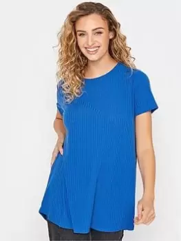 Image of Long Tall Sally Rib Swing Top - Cobalt, Blue, Size 14, Women