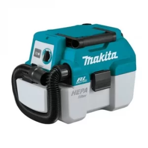 Image of Makita DVC750LZ 18V LXT Cordless Brushless Vacuum Cleaner