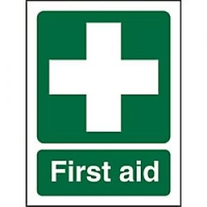 Image of First Aid Sign First Aid Self Adhesive Plastic Assorted 20 x 15 cm