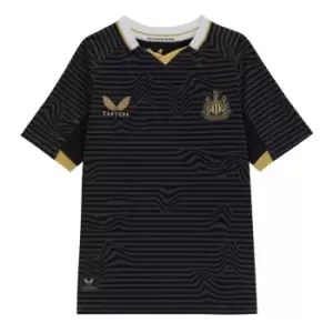 Image of Castore Newcastle United Away Shirt 2021 2022 Junior - Black