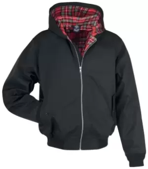 Image of Brandit Lord Canterbury Hooded Bomber Jacket black