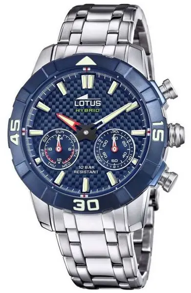 Image of Lotus L18810/3 Hybrid Connected Smartwatch Blue Dial Watch