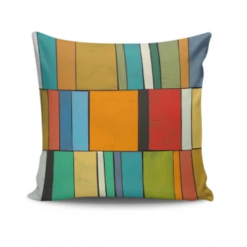 Image of NKRLNT-064 - No Filling Multicolor Cushion Cover