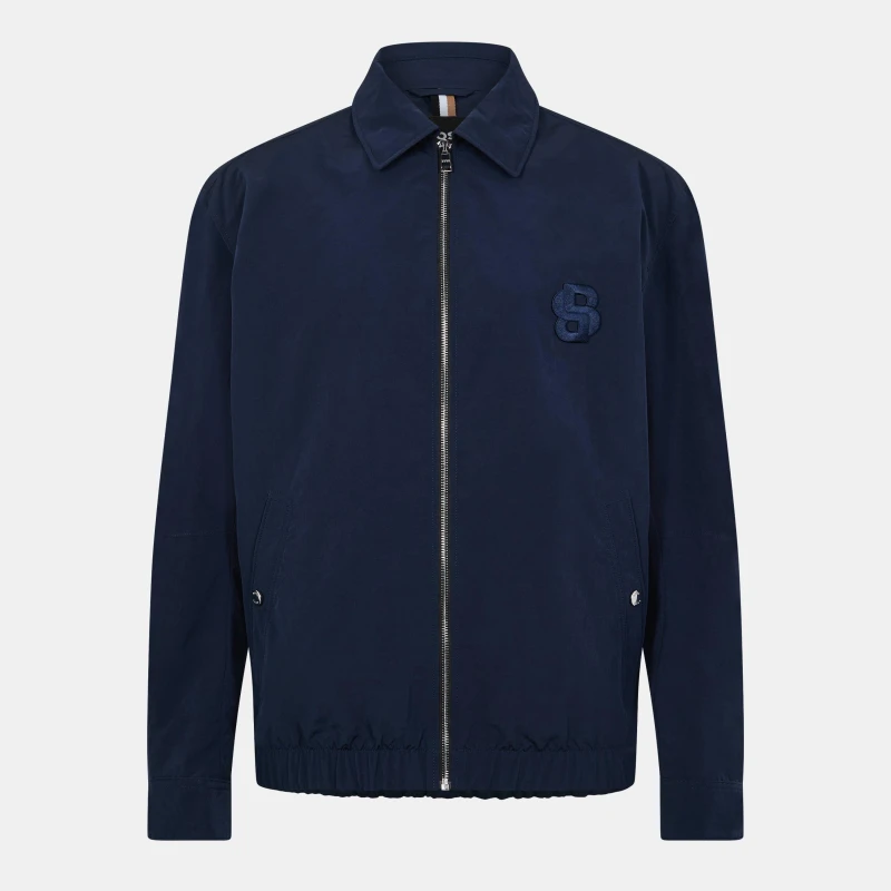 Image of Boss Mens Caligola 1 Formal Coat Dark Blue male S