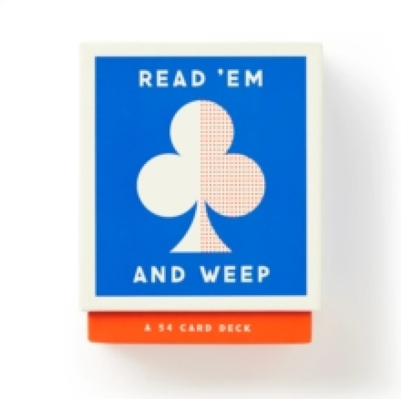 Image of Read Em and Weep Playing Card Set. Cards. By Brass Monkey, Galison Books