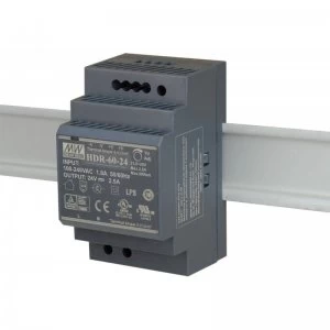 Image of D-Link Dis-H60-24 60W 24VDC Ultra Slim Din Rail Psu