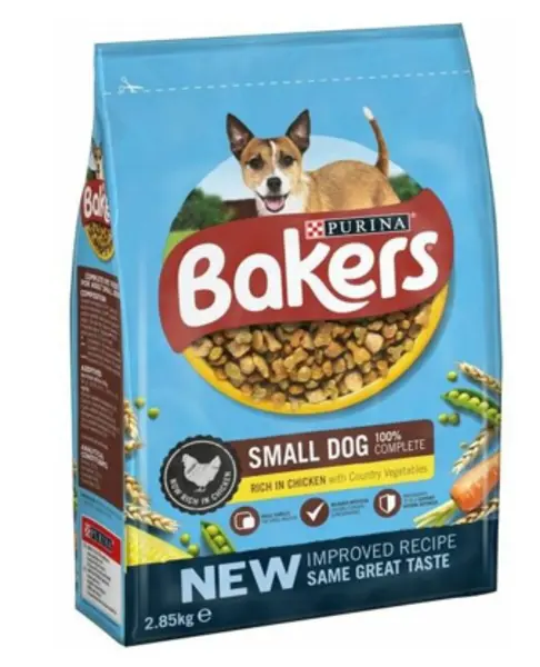 Image of Purina Bakers Small Dog Chicken and Vegetables Dog Food 2.85kg