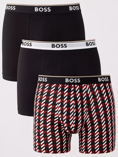 Image of Boss 3-pack Boxer Shorts Boxer Briefs Small Black 42163445350