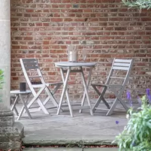 Image of Gallery Outdoor Set of 2 Gallery Outdoor Romilly Folding Chairs Whitewash
