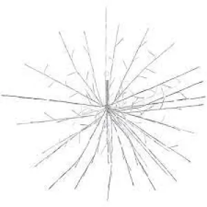 Image of 216 White LED Sparkle Cluster string light