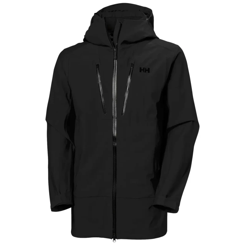 Image of Helly Hansen Waterproof hooded jacket Helly Hansen Alpha 3L Noir Male M