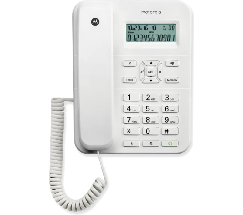 Image of MOTOROLA CT202 Corded Phone - White 5055374794005