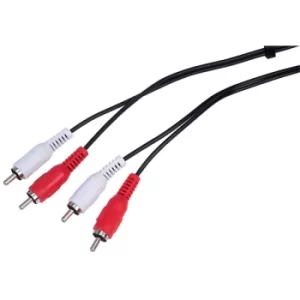 Image of AV:Link 112.052UK 2 X RCA Plugs To 2 X RCA Plugs Lead 5.0m