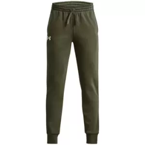 Image of Under Armour Logo Fleece Jogging Pants Junior Boys - Green