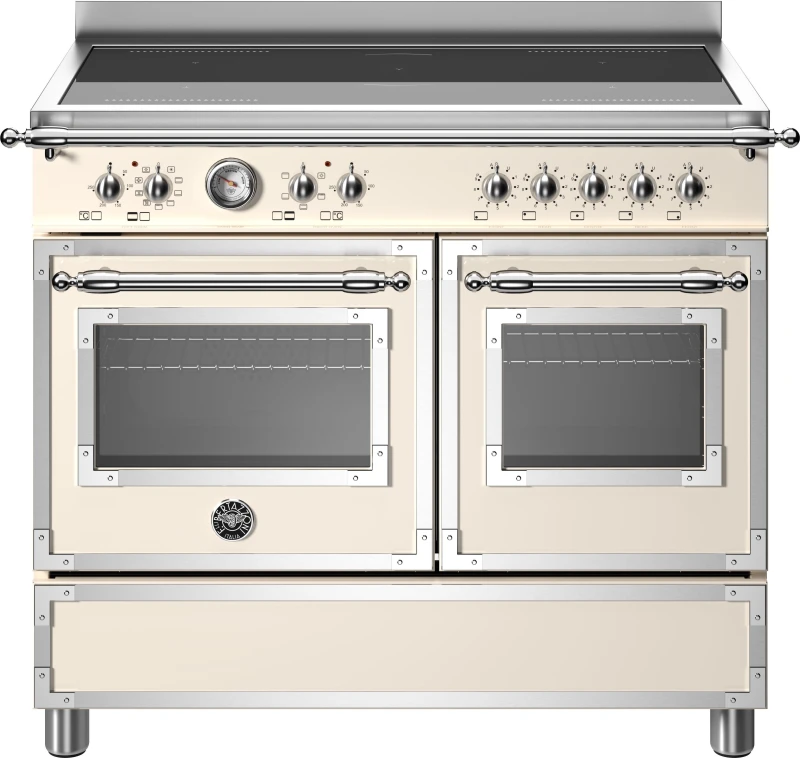 Image of Bertazzoni HER105I2EAVT 100cm Heritage Induction Range Cooker - IVORY HER105I2EAVT