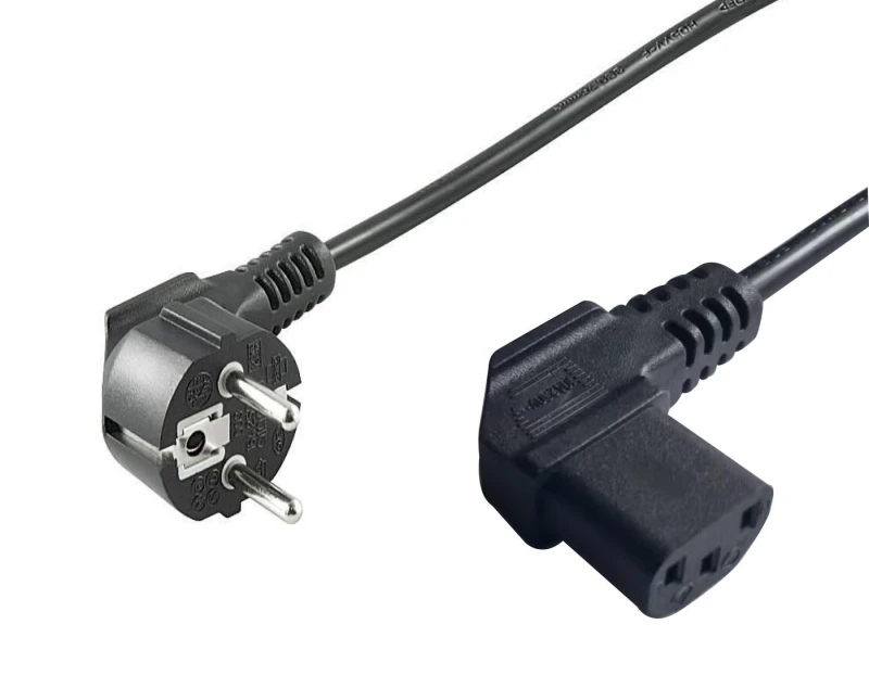 Image of Microconnect PE010510 power cable Black 1m CEE7/7 C13 coupler